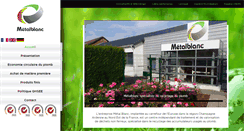 Desktop Screenshot of metalblanc.fr
